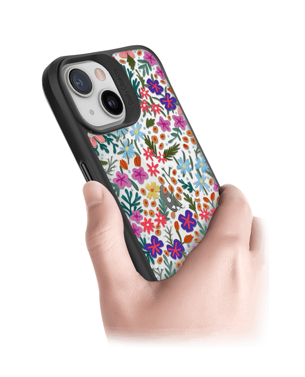 DailyObjects Hawaiian Greetings Black Hybrid Clear Case Cover For iPhone 13 Mini