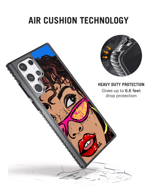 DailyObjects Hey Good Looking Stride 2.0 Case Cover For Samsung Galaxy S23 Ultra