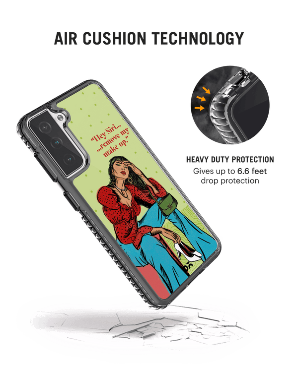 DailyObjects Hey Siri Stride 2.0 Case Cover For Samsung Galaxy S21