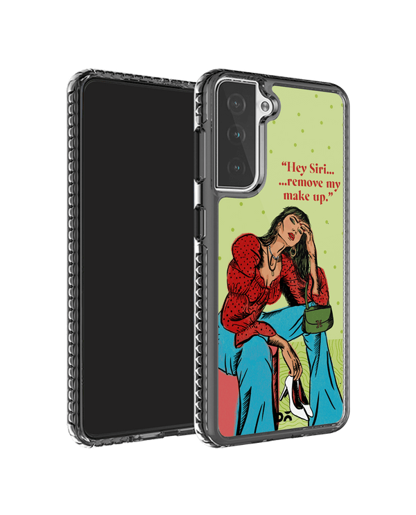 DailyObjects Hey Siri Stride 2.0 Case Cover For Samsung Galaxy S21