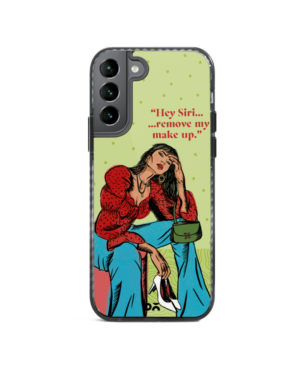 DailyObjects Hey Siri Stride 2.0 Case Cover For Samsung Galaxy S21 FE