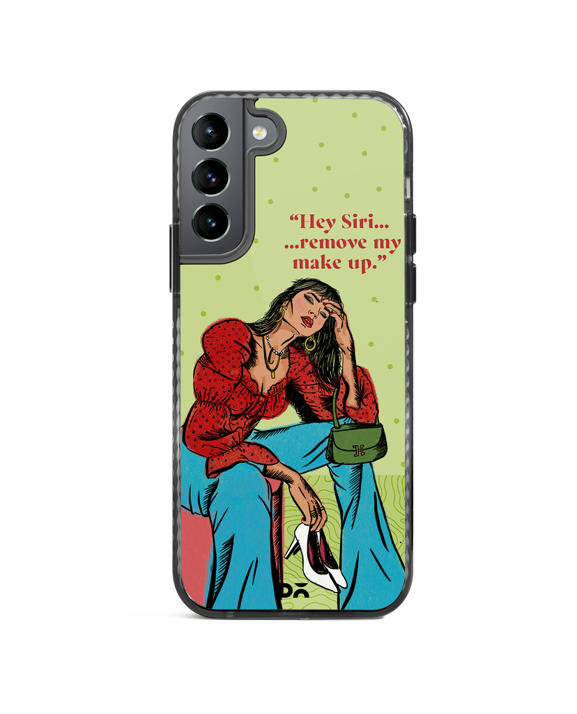 DailyObjects Hey Siri Stride 2.0 Case Cover For Samsung Galaxy S21 Plus