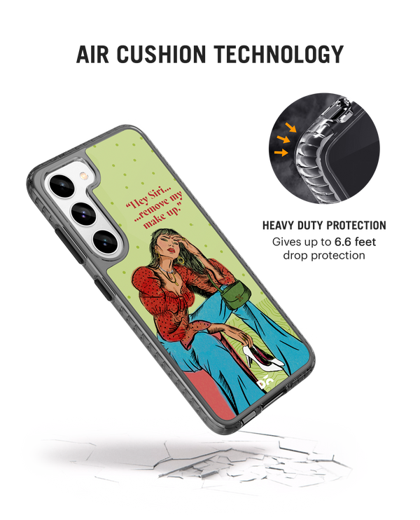 DailyObjects Hey Siri Stride 2.0 Case Cover For Samsung Galaxy S23