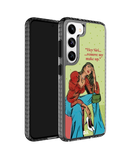 DailyObjects Hey Siri Stride 2.0 Case Cover For Samsung Galaxy S23 Plus