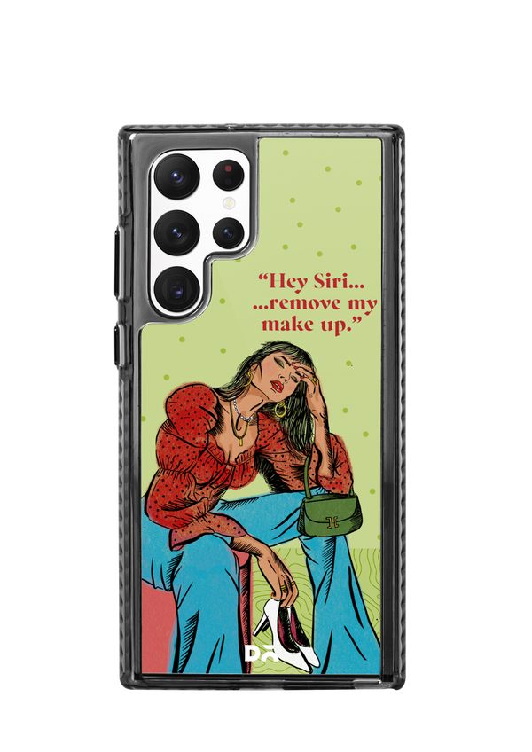 DailyObjects Hey Siri Stride 2.0 Case Cover For Samsung Galaxy S23 Ultra
