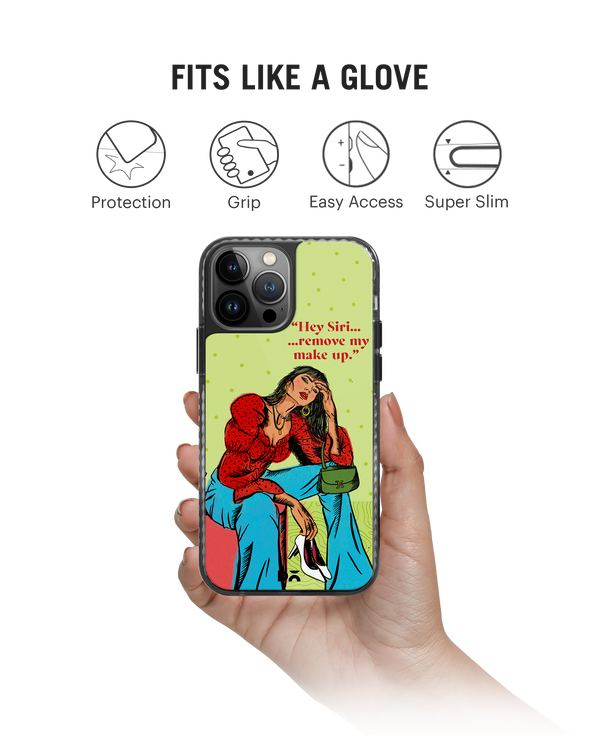 DailyObjects Hey Siri Stride 2.0 Phone Case Cover For iPhone 15 Pro Max