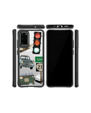DailyObjects High Road Black Hybrid Clear Case Cover For Samsung Galaxy S20 Plus