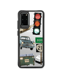 DailyObjects High Road Black Hybrid Clear Case Cover For Samsung Galaxy S20 Plus