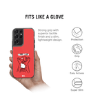 DailyObjects I Don't Care Stride 2.0 Case Cover For Samsung Galaxy S21 Ultra