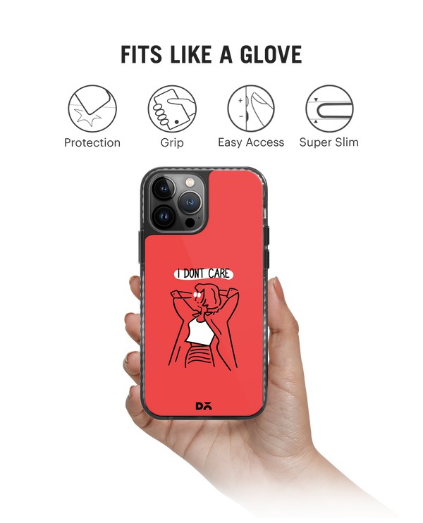 DailyObjects I Don't Care Stride 2.0 Phone Case Cover For iPhone 15 Pro Max