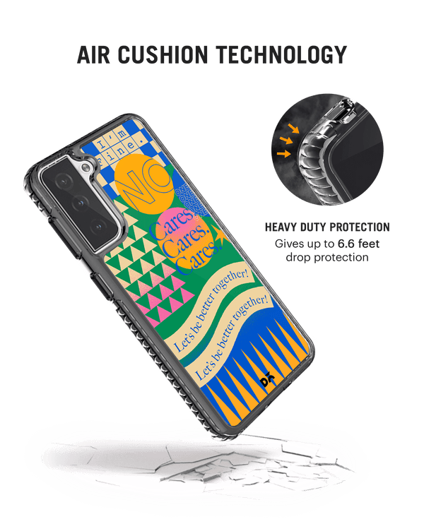 DailyObjects I am Fine Stride 2.0 Case Cover For Samsung Galaxy S21