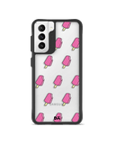 DailyObjects Ice Candy Icon Black Hybrid Clear Case Cover For Samsung Galaxy S21 Plus