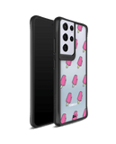 DailyObjects Ice Candy Icon Black Hybrid Clear Case Cover For Samsung Galaxy S21 Ultra