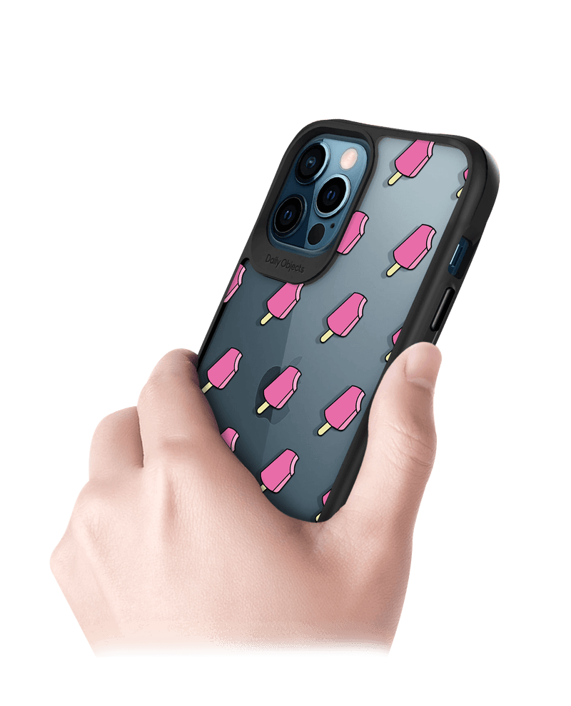 DailyObjects Ice Candy Icon Black Hybrid Clear Case Cover For iPhone 12 Pro Max