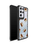 DailyObjects Icecream Sandwich Icon Black Hybrid Clear Case Cover For Samsung Galaxy S21 Ultra