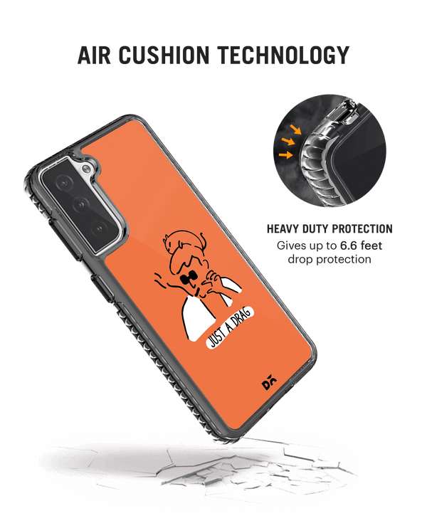 DailyObjects Just A Drag Stride 2.0 Case Cover For Samsung Galaxy S21 FE