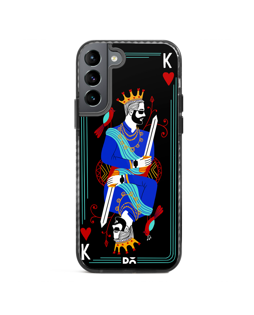 DailyObjects King Of Hearts Stride 2.0 Case Cover For Samsung Galaxy S21 Plus
