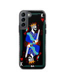 DailyObjects King Of Hearts Stride 2.0 Case Cover For Samsung Galaxy S21 Plus