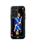 DailyObjects King Of Hearts Stride 2.0 Case Cover For Samsung Galaxy S21 Ultra