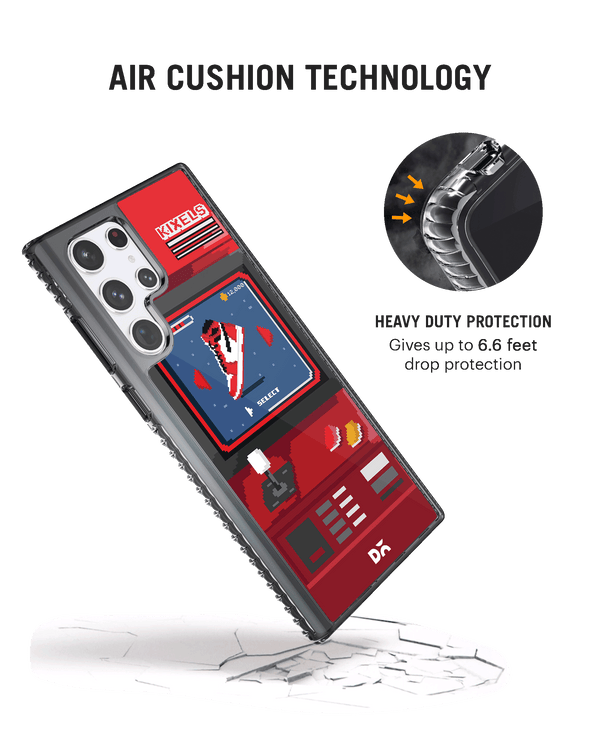 DailyObjects Kixel Arcade 1.0 Stride 2.0 Case Cover For Samsung Galaxy S23 Ultra