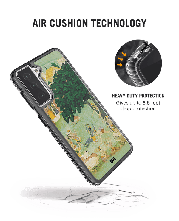 DailyObjects Krishan Swing Friends Stride 2.0 Case Cover For Samsung Galaxy S21