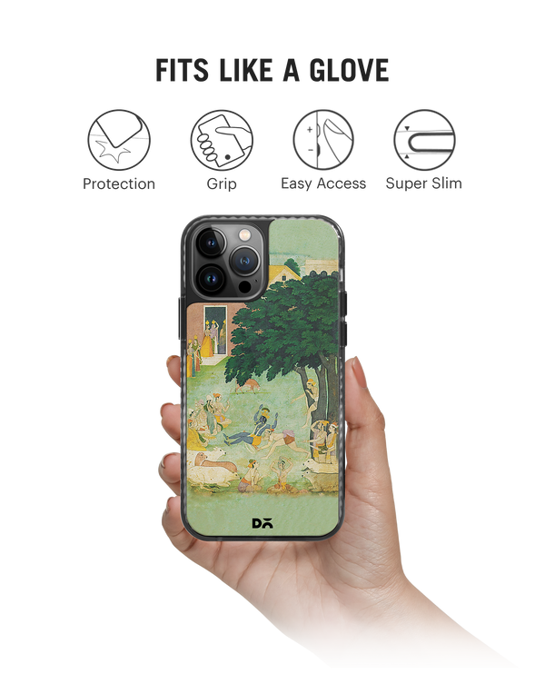 DailyObjects Krishan Swing Friends Stride 2.0 Phone Case Cover For iPhone 15 Pro