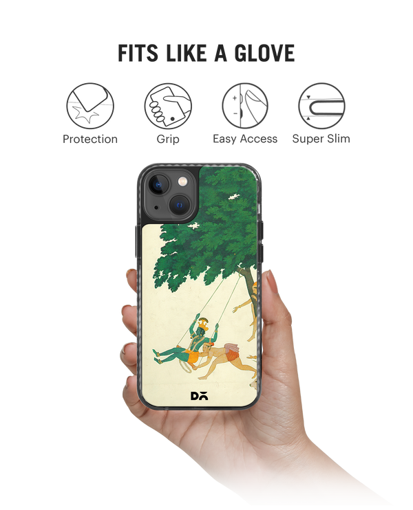 DailyObjects Krishna Swings Stride 2.0 Phone Case Cover For iPhone 15 Plus