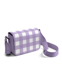 Lavender Gingham Sol Box Shoulder Bag