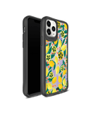 DailyObjects Lemony Leafy Black Hybrid Clear Case Cover For iPhone 11 Pro