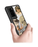 DailyObjects Love Death Cupid Black Hybrid Clear Case Cover For Samsung Galaxy S20 Plus