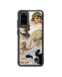 DailyObjects Love Death Cupid Black Hybrid Clear Case Cover For Samsung Galaxy S20 Plus