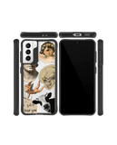 DailyObjects Love Death Cupid Black Hybrid Clear Case Cover For Samsung Galaxy S21