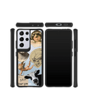 DailyObjects Love Death Cupid Black Hybrid Clear Case Cover For Samsung Galaxy S21 Ultra