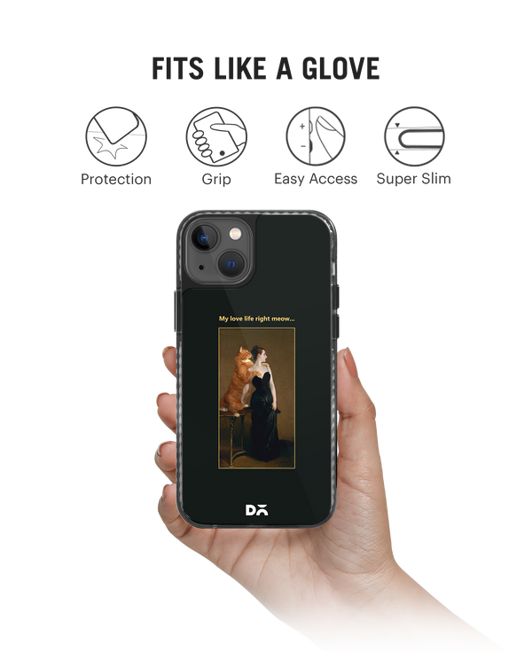 DailyObjects Love Life Meow Stride 2.0 Phone Case Cover For iPhone 15