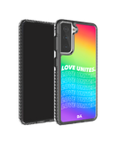 DailyObjects Love Unites Stride 2.0 Case Cover For Samsung Galaxy S21 Plus