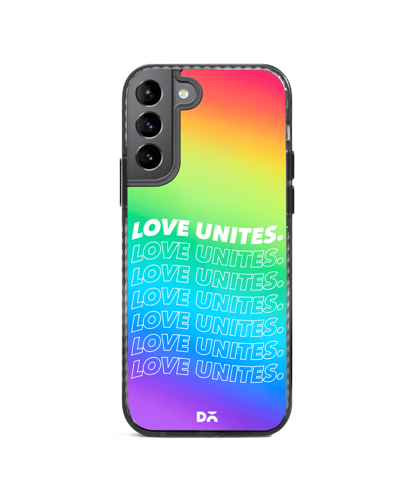 DailyObjects Love Unites Stride 2.0 Case Cover For Samsung Galaxy S21