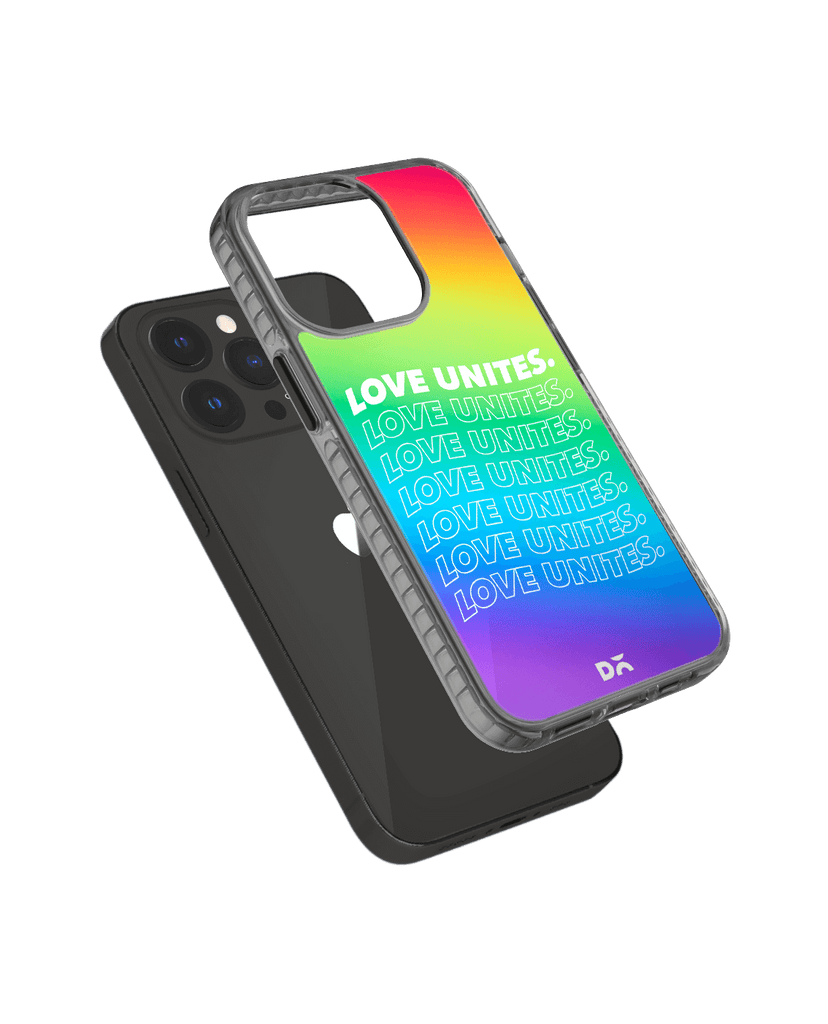 DailyObjects Love Unites Stride 2.0 Case Cover For iPhone 13 Pro