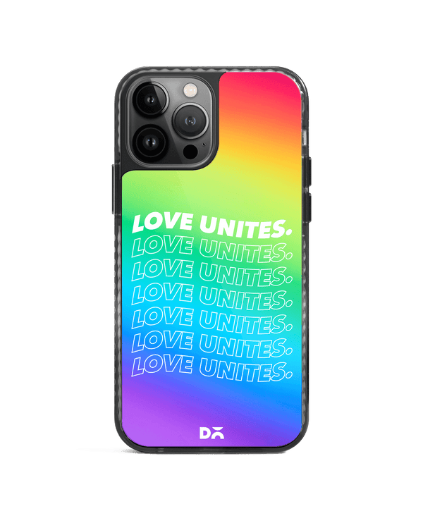 DailyObjects Love Unites Stride 2.0 Case Cover For iPhone 13 Pro Max