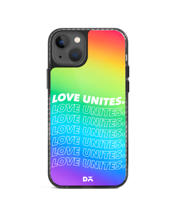 DailyObjects Love Unites Stride 2.0 Phone Case Cover For iPhone 15 Plus