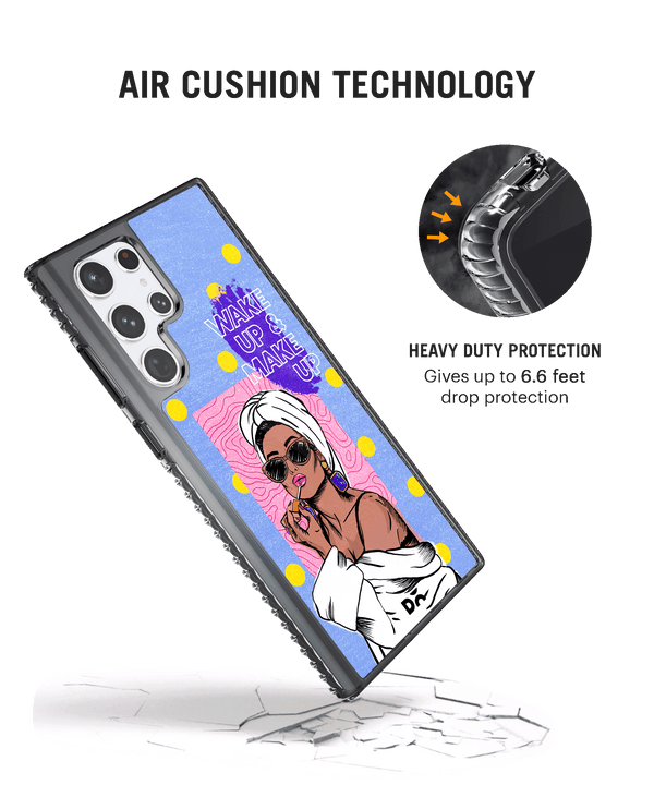 DailyObjects MakeUp Ritual Stride 2.0 Case Cover For Samsung Galaxy S23 Ultra