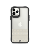 DailyObjects Mandala Band Off White Black Hybrid Clear Case Cover For iPhone 11 Pro Max