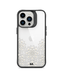 DailyObjects Mandala Flake Off White Black Hybrid Clear Case Cover For iPhone 13 Pro Max