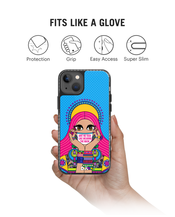 DailyObjects Mask-Up Millennial Stride 2.0 Phone Case Cover For iPhone 15 Plus