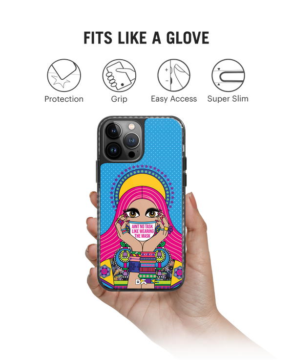 DailyObjects Mask-Up Millennial Stride 2.0 Phone Case Cover For iPhone 15 Pro Max