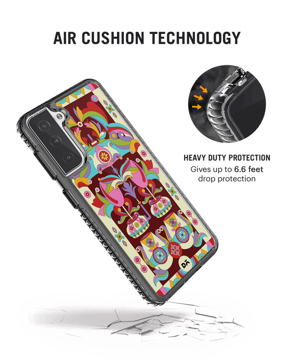 DailyObjects Matka Mela Stride 2.0 Case Cover For Samsung Galaxy S21