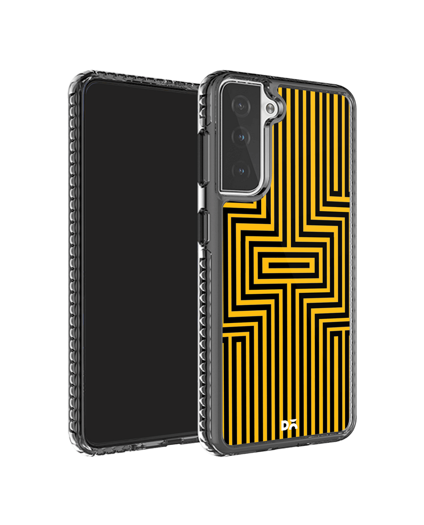 DailyObjects Maze Ochre Stride 2.0 Case Cover For Samsung Galaxy S21