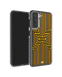 DailyObjects Maze Ochre Stride 2.0 Case Cover For Samsung Galaxy S21 FE