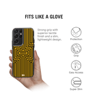 DailyObjects Maze Ochre Stride 2.0 Case Cover For Samsung Galaxy S21 Ultra