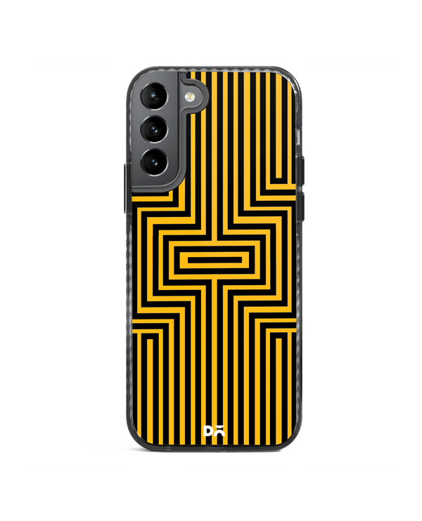 DailyObjects Maze Ochre Stride 2.0 Case Cover For Samsung Galaxy S21