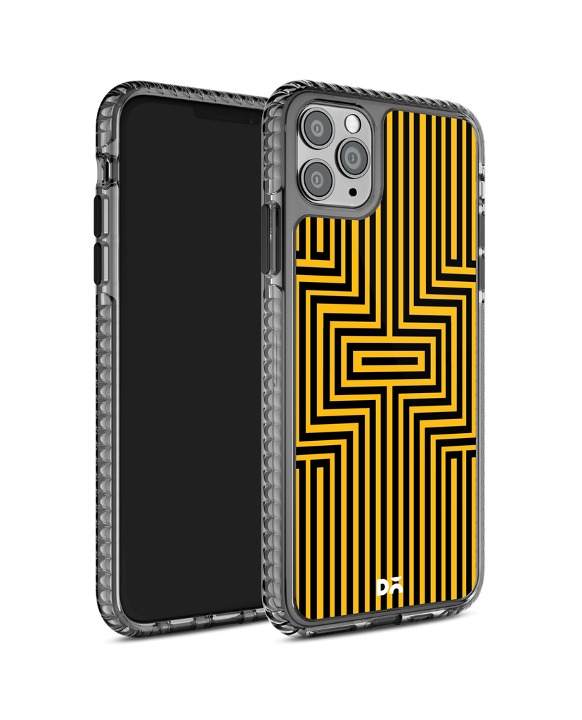 DailyObjects Maze Ochre Stride 2.0 Case Cover For iPhone 11 Pro Max